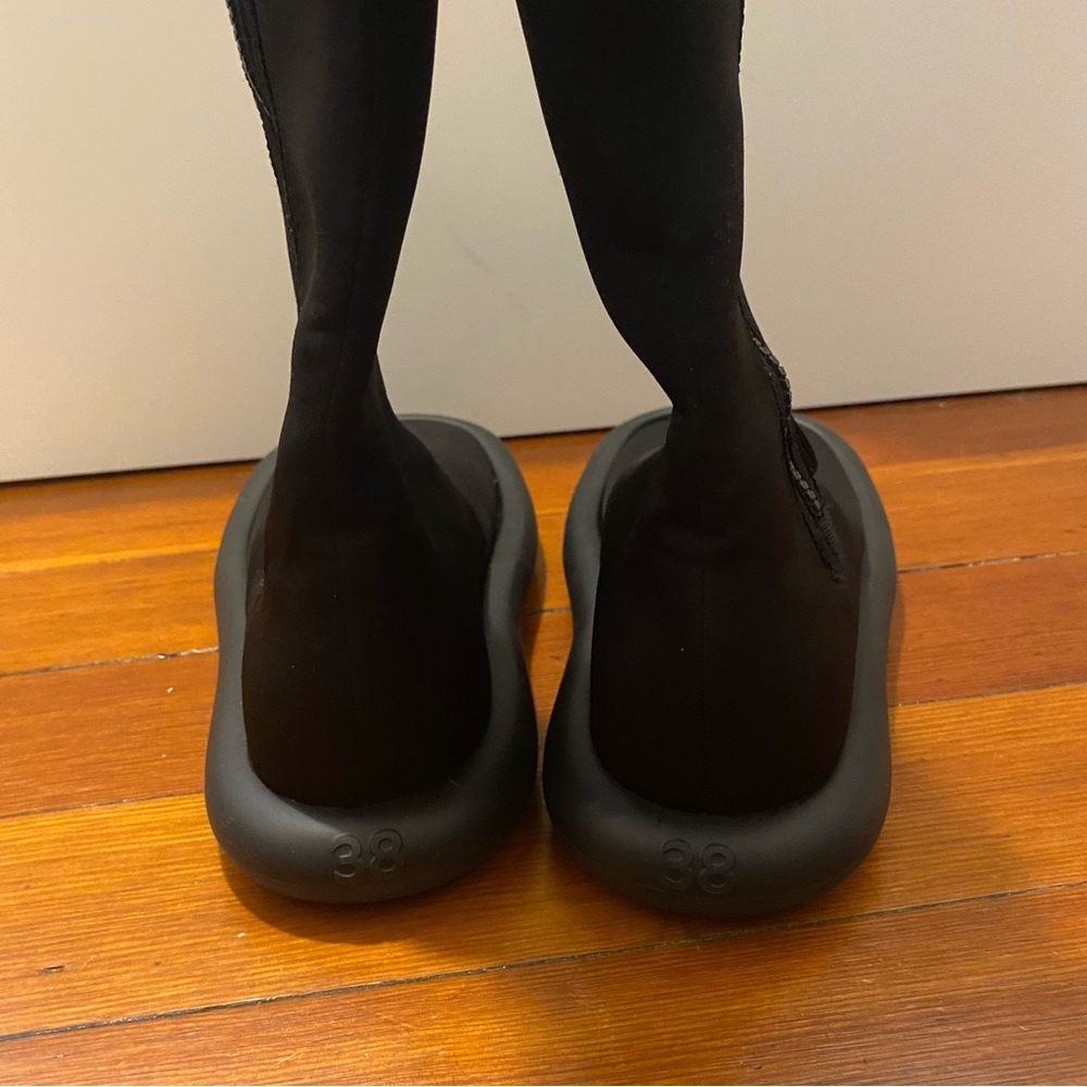 Black Combat & Moto Boots - Picture 8 of 10